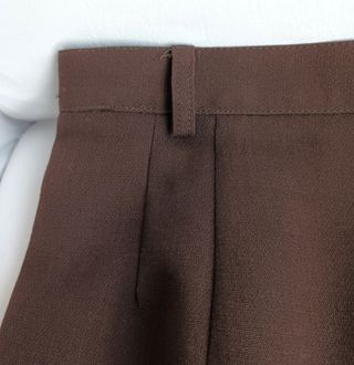 Minifalda Marrón Chocolate Talla 40 Falda Corta