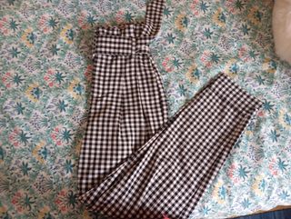 Pantalones Bershka cuadros XXS