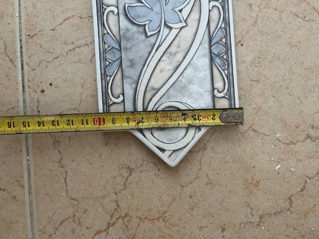 Cenefa baño - Decoración vintage