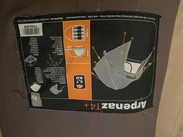 Tienda Arpenaz T4+ camping