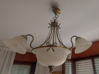 Lampara techo vintage 6 luces