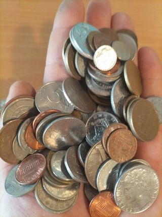 Colección de monedas antiguas