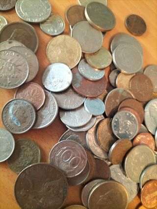 Colección de monedas antiguas