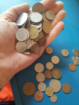 Colección de monedas antiguas