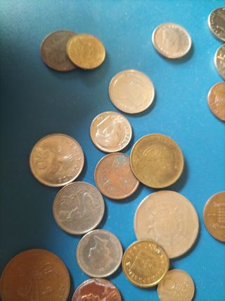Colección de monedas antiguas