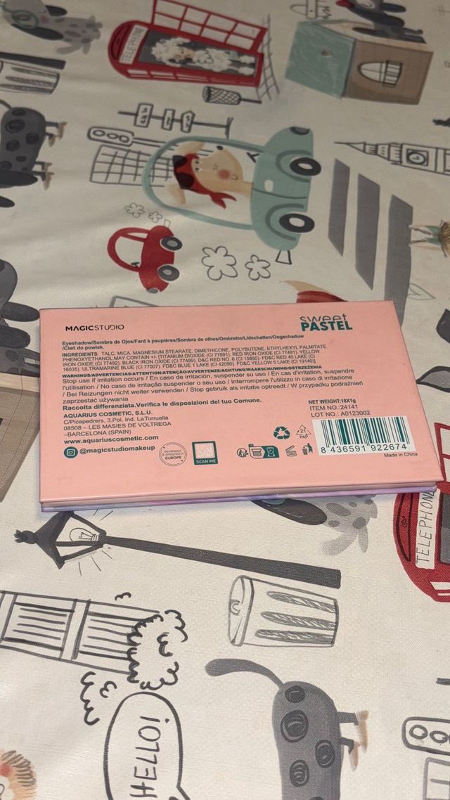Paleta sombras MagicStudio Sweet Pastel