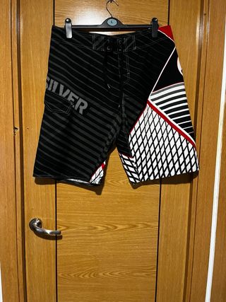 Bañador Quicksilver L - Negro/Rojo