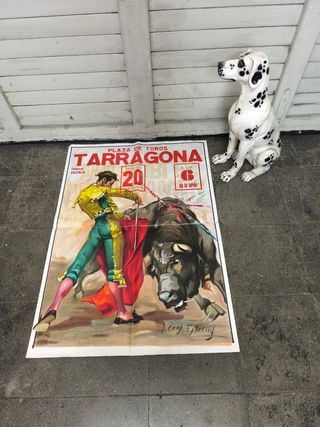 Cartel Taurino Tarragona 1978. Vintage 