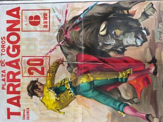 Cartel Taurino Tarragona 1978. Vintage 