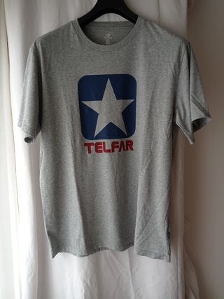 Camiseta Converse x Telfar Gris