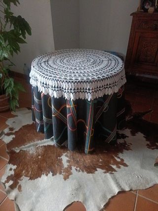 Mesa redonda plegable 80cm