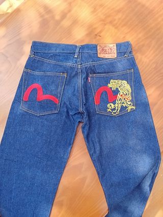Vaqueros Evisu - Talla 32x34