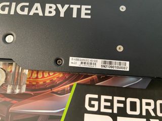 GIGABYTE GeForce RTX 3080 10GB OC WATERFORCE WB V2