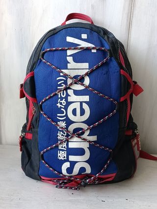 Zaino Superdry blu e rosso