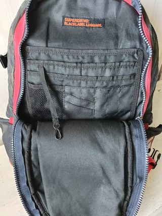 Zaino Superdry blu e rosso