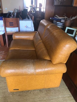 Sofás de piel marrón 2plazas3 
plazas
Sofa relax