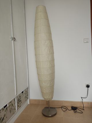 Lámpara pie Ikea - Papel beige