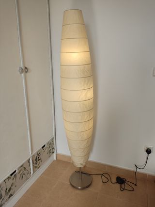 Lámpara pie Ikea - Papel beige