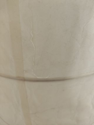 Lámpara pie Ikea - Papel beige