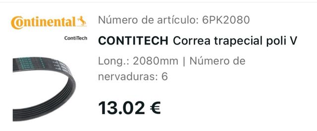 Polea cigüeñal Continental BMW