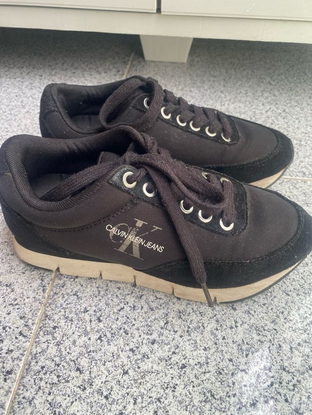Zapatillas Calvin Klein Jeans negras talla 35