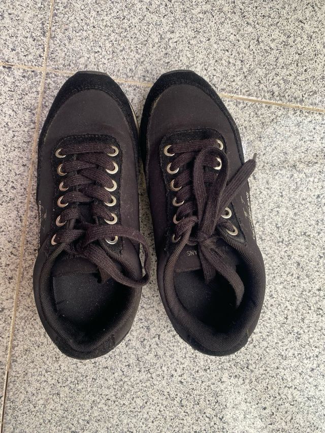 Zapatillas Calvin Klein Jeans negras talla 35