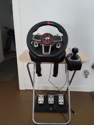 Volante FR-TEC + Pedales + Cambio de marchas PS4