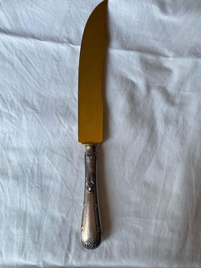 Cubiertos trinchar carne antiguos - Oro/Plata