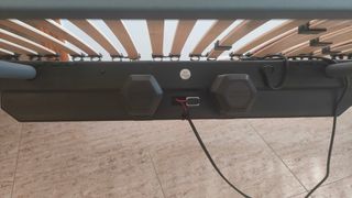 Cama articulada gris metálica