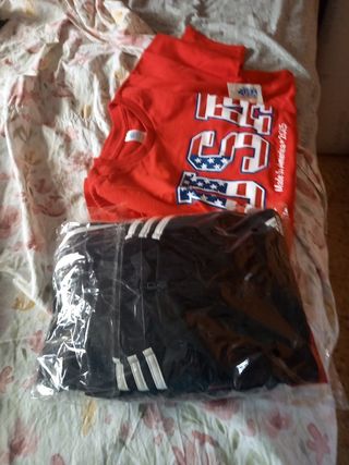 Chándal Adidas + camiseta EEUU