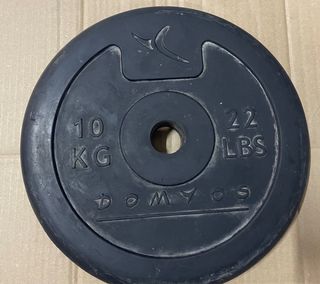 Discos goma Domyos 10 kg (x3) — 28 mm