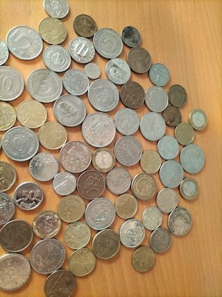 Monedas antiguas - Variados países