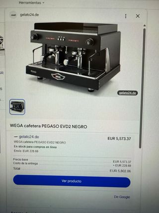 Cafetera profesional Wega Pegaso EVD2