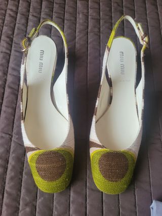 Zapatos MIU MIU - Marrón y Verde