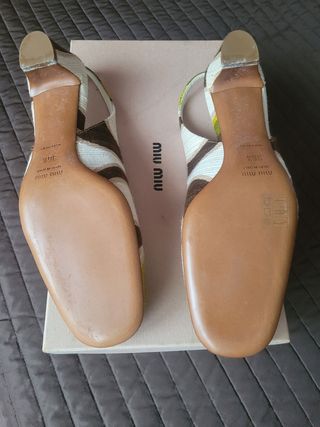 Zapatos MIU MIU - Marrón y Verde