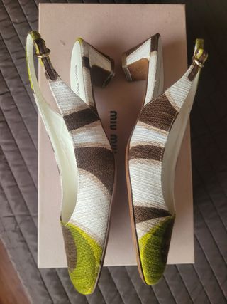 Zapatos MIU MIU - Marrón y Verde