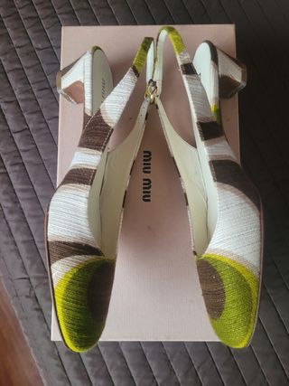 Zapatos MIU MIU - Marrón y Verde