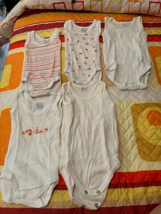 5 Body neonato estivi taglia 0-1 mese