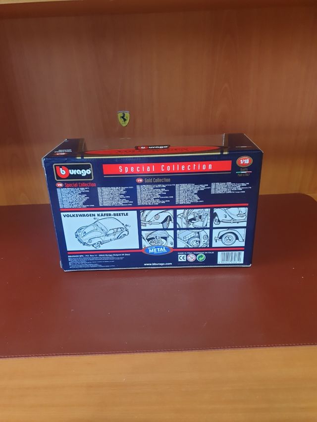 Volkswagen kafer-Beetle Bburago scala 1/18