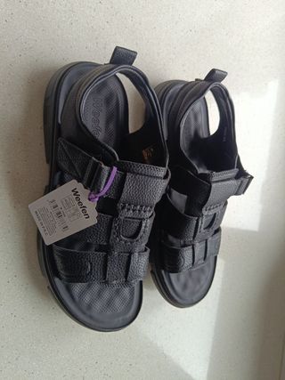 Sandalias Weefen negras