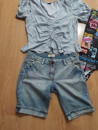 Lote ropa mujer: tops, falda, shorts