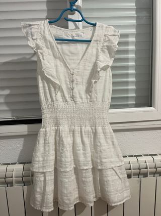 Vestido blanco corto - talla S
