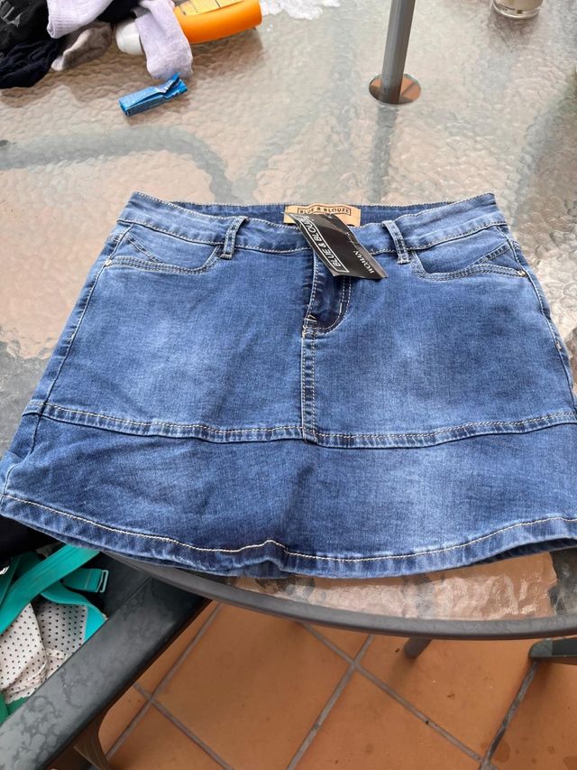 Minifalda vaquera Blue & Blouse