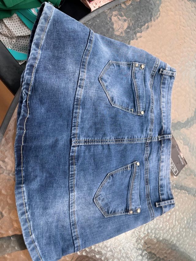 Minifalda vaquera Blue & Blouse