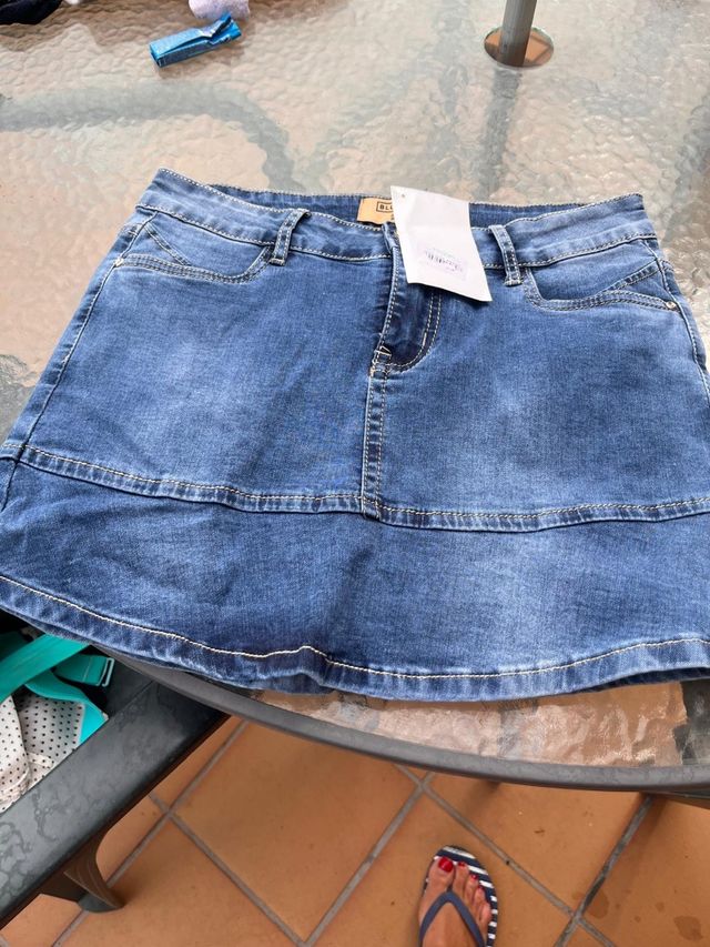 Minifalda vaquera Blue & Blouse