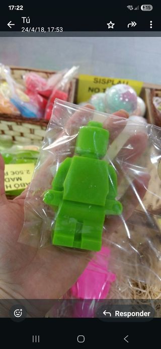Moldes silicona Lego (x5)