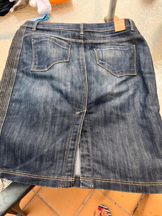Falda vaquera Zara L