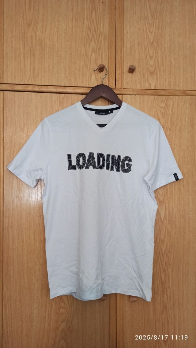 Camiseta hombre blanca Golf Israel