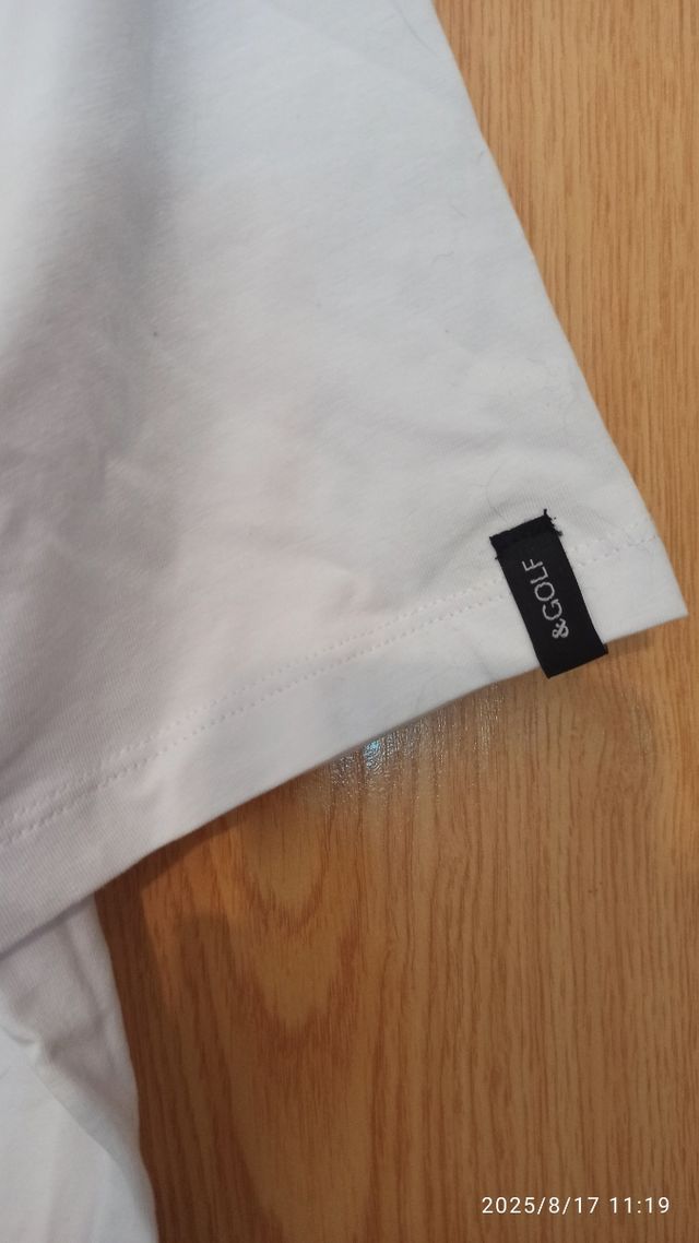 Camiseta hombre blanca Golf Israel