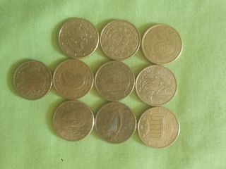10 Monedas 10 céntimos Europa